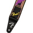 thumbnail image 3 of Fender Neon Monogrammed 2-Inch Guitar Strap - Purple and Yellow w/ Strap Blocks, 3 of 3