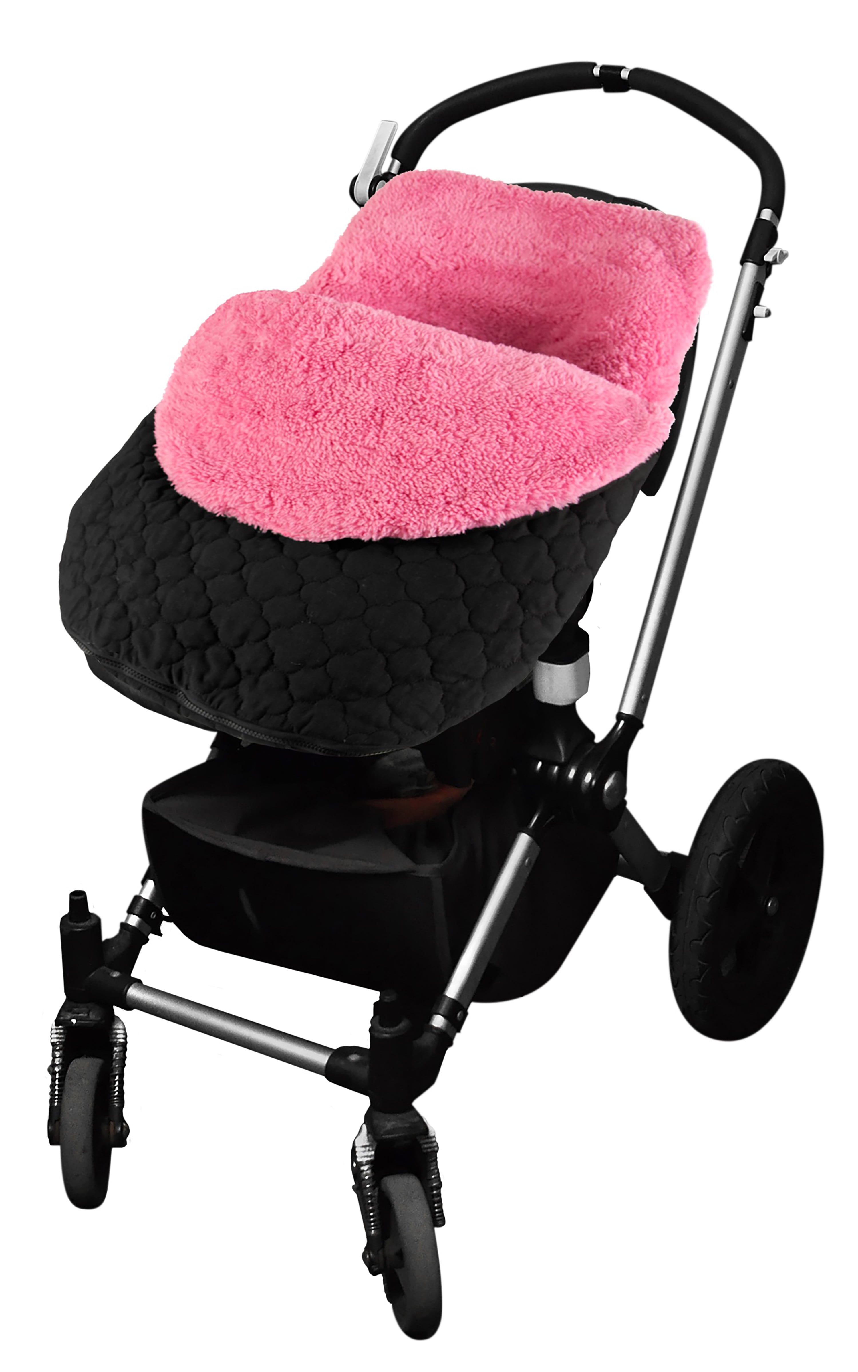 Tadpoles Quilted Stroller & Car Seat Cover, Black