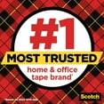 thumbnail image 4 of Scotch Transparent Tape, Clear, 3/4 in. x 1296 in., 6 Boxes, 4 of 10