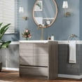 "AMERLIFE 31"" LED Bathroom Vanity Combo, Freestanding Cabinet Set ...