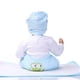 thumbnail image 3 of 55cm Cute Silicone Baby New Baby Doll Kids Gift en ropa azul blanca, 3 of 9