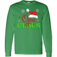 thumbnail image 3 of Inktastic Opa Claus with Christmas Santa Hat and Snowflakes Long Sleeve T-Shirt, 3 of 5