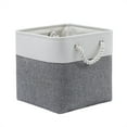 1 Pack Storage Cube Bins Collapsible Sturdy Fabric Storage Basket with
