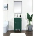 thumbnail image 6 of 18 inch single bathroom vanity in green, 6 of 8