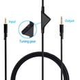 thumbnail image 2 of 12x4x3cm Green Cable de extensión de repuesto con función de silencio, Control de volumen para auriculares para juegos Astro A10 A40 A40tr, 2 of 5