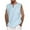 Light Blue, variant on KIHOUT Summer Mens Tank Tops, Men Casual Summer Cotton and Linen Solid V-Neck Tie Pocket Sleeveless Tank Tops Dark Blue XL