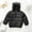 Black, variant on Kids Winter Down Coat Baby Hoodie with Bear Ear Lightweight Puffer Jacket Kids Winter Girl Clothes 4-5 Years