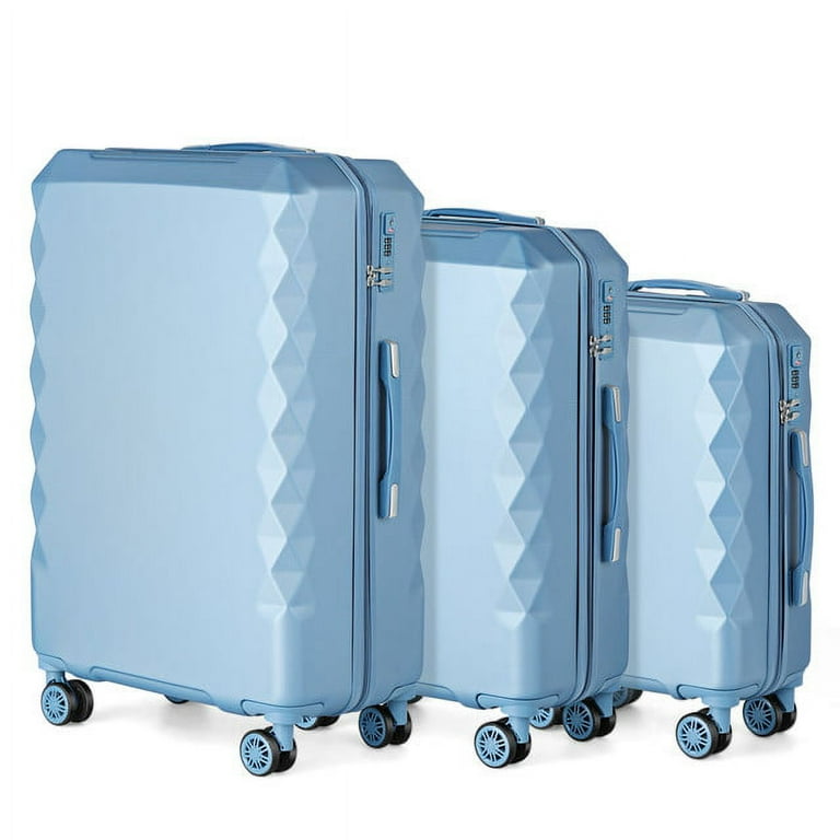 Hikolayae Rachel Collection Hardside Spinner Luggage Sets in Light