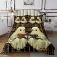 thumbnail image 1 of Erosebridal Spooky Animal Quilt Sets for Twin Size Bed, Retro Library Book Bedding Set Halloween Decor, 2 Pieces, 1 of 5