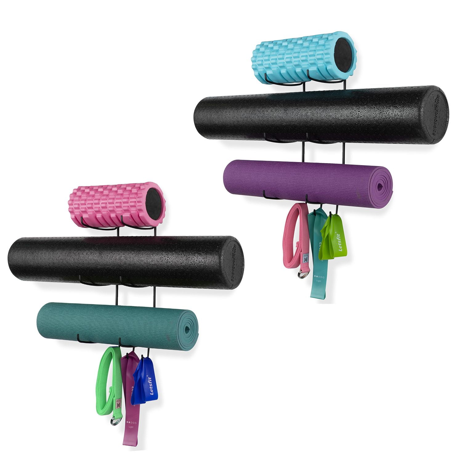 yoga mat holder for wall