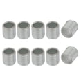 thumbnail image 1 of Unique Bargains 10Pcs M10 Full Threaded Lamp Nipple Pass-Through Pipe Connector 10mm Length, 1 of 3