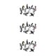 thumbnail image 4 of Bewildely 11 Uds simulación de animales del océano pingüino juguete Animal Polar para coleccionables Type1, 4 of 6
