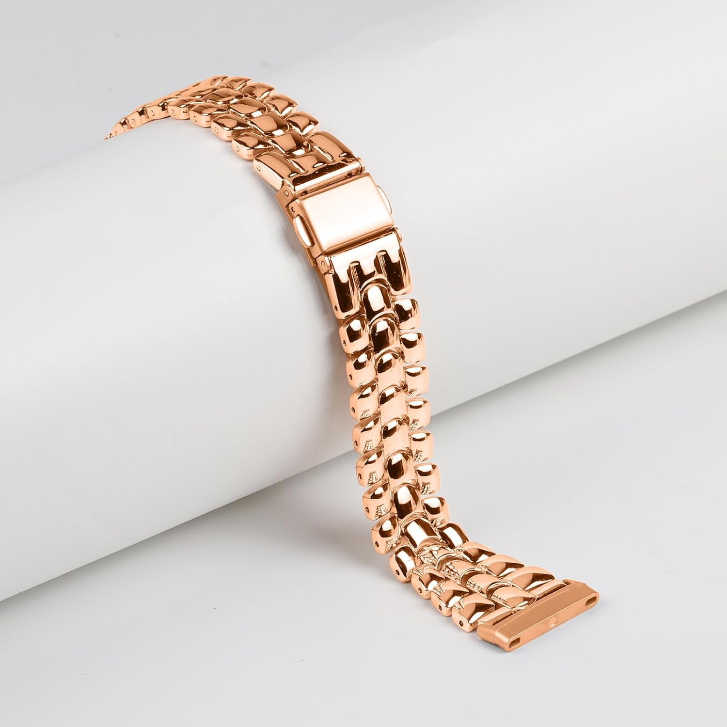 REQO Metal Bands Compatible with Fitbit Versa 4/Versa 3/Sense 2/Sense, Women Replacement Wristband