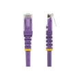 thumbnail image 4 of StarTech.com 15 Pieds CAT6 Ethernet Cable, 10 Gigabit Molded RJ45 650MHz 100W PoE Patch Cord, CAT 6 10GbE UTP Network Cable with Gravity, Purple, Fluke Tested/Wiring is UL Certified/TIA 6 - Catégorie 6 - 24AWG (C6PATCH15PL) - Câble de Raccordement - RJ-45 (m) à RJ-45 (m) - 15 Pi - UTP - CAT 6, 4 of 7