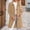 X-849Khaki, variant on YMNXA Women'S Mid Length Coat With Pocket Long Sleeve Lapel Button Solid Color Warm Comfortable For Cold Weather Daily Wear Beige L