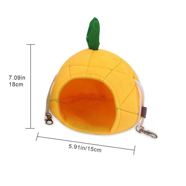 Cama colgante para mascotas, lindo nido de frutas para mascotas, nido de frutas para mascotas, hamaca para hámster, uso conveniente