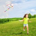 thumbnail image 2 of 6PCS Kid's Kite Triangle Diamond Blank Paint DIY Flying Kite with Reel and Line, 2 of 6