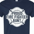 thumbnail image 4 of Inktastic Proud Firefighter Aunt Wht T-Shirt, 4 of 5