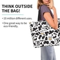 thumbnail image 2 of Cauagu Cow Print Women Large Capacity Tote Bag - Casual Shoulder Bag Fashion Handbag Shopping Bag Daily Bag Hobo Bags for Travel Work and Shopping, 2 of 8