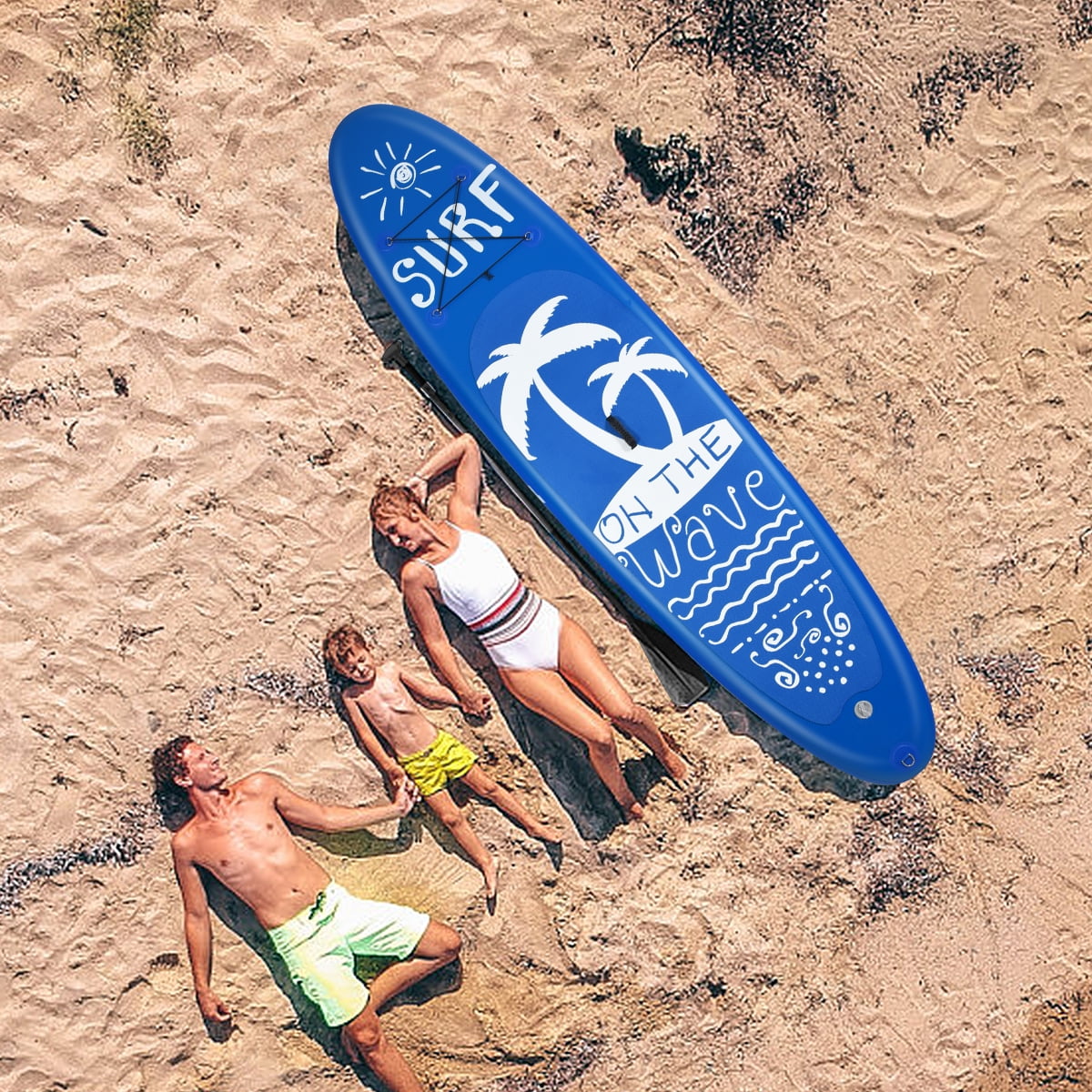 Goplus9.8' Inflatable Stand Up Paddle Board W/Carry Bag Adjustable Paddle Adult Youth