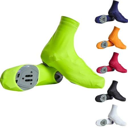 Bicycle Breathable Windproof Shoe Covers Bike Cycling Zippered Overshoes Sportwear