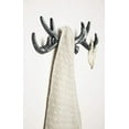 thumbnail image 2 of Comfify Vintage Cast Iron Deer Antlers Wall Hooks Antique Finish Metal Clothes Hanger Rack w/Hooks | Includes Screws and Anchors, 2 of 5