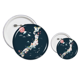 thumbnail image 1 of Mapa de locales especiales tradicional japonesa Insignia insignia botón diseño conjunto, 1 of 3