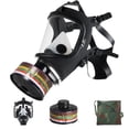 thumbnail image 1 of MF14 Respirateur Intégral en Silicone avec Bandeau Réglable 5 Points, Interface Universelle RD40, Valves d'Inhalation Doubles, Communicateur Intégré, Filtre à Gaz Complet & Rangement Camouflage, 1 of 4