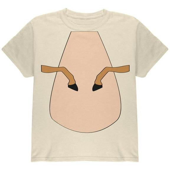 Halloween Horse Costume Palomino Tan Youth T Shirt Natural YXL
