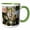 Green/White, variant on 3drose, Nyc Chinatown, 11oz Two-tone Green Mug
