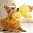 thumbnail image 2 of Juguete de peluche para perro, suave, para masticar, con chirrido, pato, elefante, interactivo, para cachorros de razas pequeñas, masticadores delicados., 2 of 8