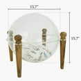 thumbnail image 3 of Contemporary Dog Bed for Small Dogs - Transparent Detachable Hemisphere Cozy Dog Cave Bed - Covered Hooded Cat Bed - Clear, 3 of 7