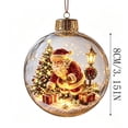 thumbnail image 2 of Christmas Story Ornament Ball – Mini Holiday Scene Hanging Decoration, Festive Tree Decor for Christmas (E), 2 of 6