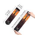 thumbnail image 4 of Pofeuu Tree Hollow Meditating Giraffe Print 30cm Socks, Adult Running Hiking Socks for Youth and Adult, 4 of 7