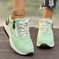 thumbnail image 3 of Women's casual sports shoes, fashionable and versatile shoes, wedge heel thick-soled casual shoes, 3 of 9