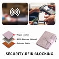 thumbnail image 6 of GAEKEAO Wallet for Women RFID Blocking Vegan Leather Bifold Card Holder Compact Zipper Pocket Wallets with 4 ID Windows, 6 of 8
