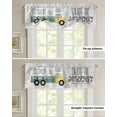 thumbnail image 4 of Summer Camper Travel Wood Grain Small Curtain Rod Pocket Short Curtains Home Decor Partition Cabinet Door Window Curtains, 4 of 6
