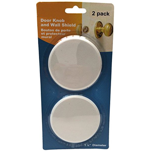 2 Pack Round Strong Door Knob and Wall Cover Shield Drywall Repair