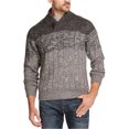 thumbnail image 1 of Weatherproof Mens Ombre Shawl Sweater, Grey, XXX-Large, 1 of 1