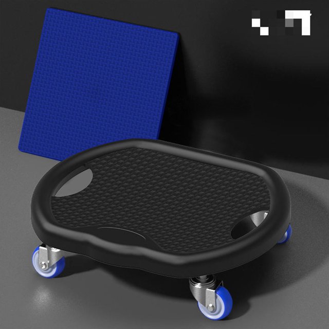 Eky Ab Roller Wheel,Multifunctional Abdominal Wheel Board with Mat,360°Rotating,For Full Body Fat Burning Tummy Weight Control Gym or at Home Workout Equipment,Sliding Abdominal Plate,E,Black