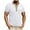 White, variant on Mlzmgr Mens T Shirts V Neck Button up Short Sleeve Shirts with Pockets Breathable Casual Shirts
