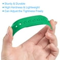 thumbnail image 3 of 20 Pairs Snapback Strap Cover, 7 Holes Plastic Adjustable Hat Snap Buckle Replacement (Green), 3 of 6