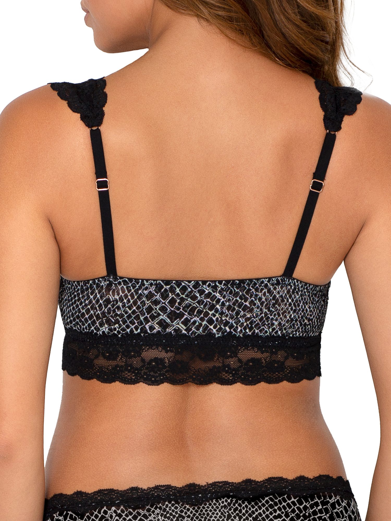 Smart & Sexy Women's Mesh & Lace Trim Bralette, Style-SA1394