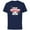 Navy, variant on 101 Dalmatians Stay PAWSOME - Short Sleeve Cotton T-Shirt for Adults - Customized-Black