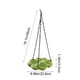 thumbnail image 3 of Comedero Para Pájaros De Plástico Comedero para pájaros con forma de trébol verde de cuatro hojas, colgante para exteriores, doble uso, para agua y comida de jardín (1 unidad) JASKFLY, 3 of 9