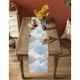 thumbnail image 6 of Blue Marine Coral Shells Star Table Runner Wedding r Table Cover Holiday Party Coffee Table ration Tablecloth, 6 of 7
