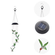 New Color-Changing Hanging LED Yard Decor Garden Decor Hummingbird Light Wind Chime Lights