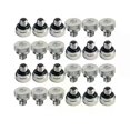 thumbnail image 1 of Nickel Plated Brass Misting Nozzle 01-05mm Orifice Threaded 10/24 Low Pressure Fog Nozzle Misting System Outdoor Cooling, 1 of 5