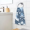 thumbnail image 6 of Snow Flowers Hand Towel Bath Towels Face Towels Cotton Absorbent for Home Hotel Spa Swimming Yoga Sports Decorative Towel Set of 2, 6 of 8