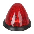 thumbnail image 1 of Clearance! Watermelon Side Marker Lights for Trucks Trailers–12V 24V LED Lights with Stainless Ring IP65 Multi Color Lens–Easy Install Vehicle Accessories for Semi Trucks Night Lights,Red, 1 of 8